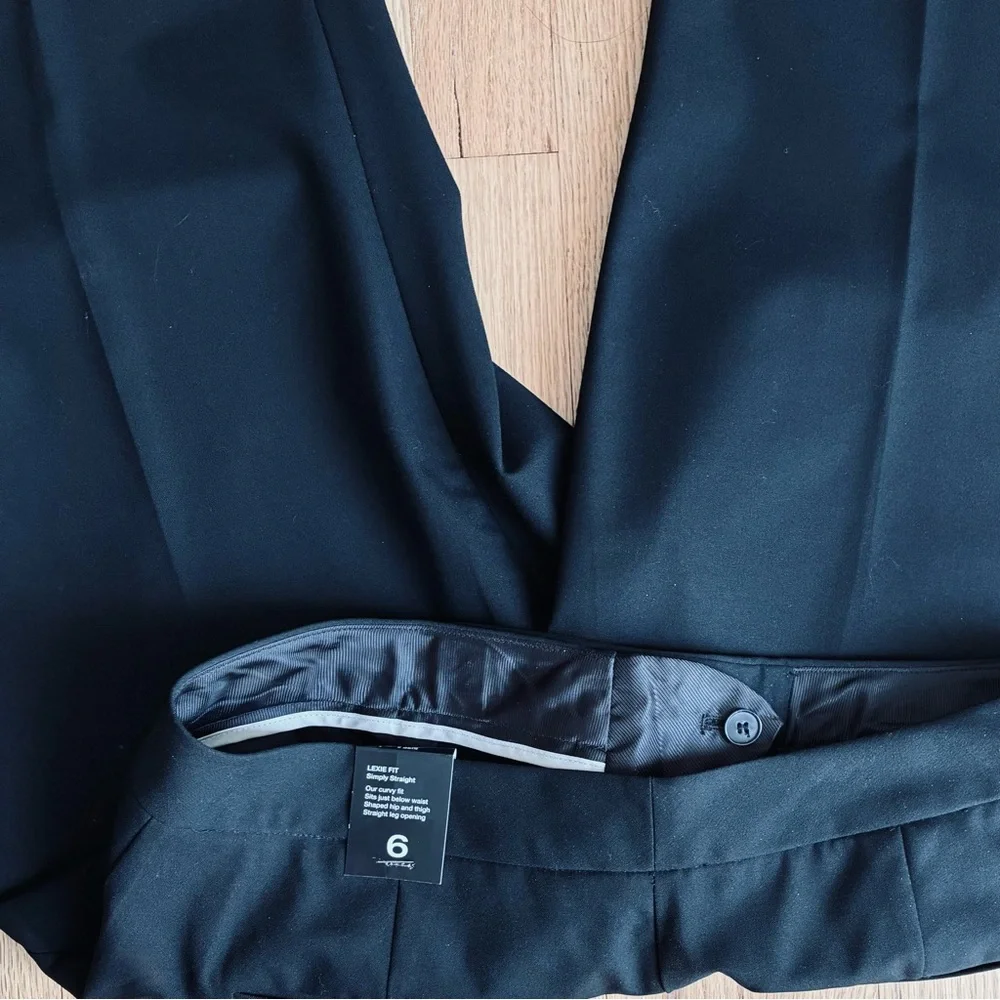 NWT The Limited Black Collection Lexie Fit, Size 6, Black Trouser